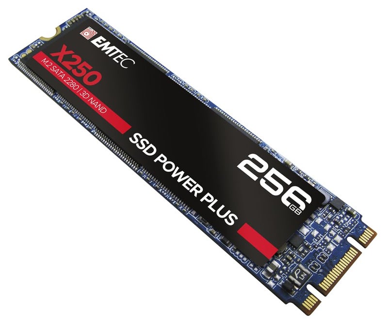 Emtec X250 Power Plus M.2 SATA SSD (256GB) - Image 1